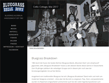 Tablet Screenshot of bluegrass-breakdown.de